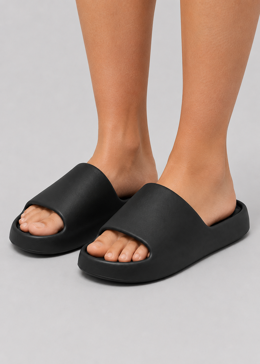 Cloud Cushion Slide Slippers | Unisex EVA Slides | Thick Platform Non-Slip Bathroom & Shower Sandals | Steven & Levon