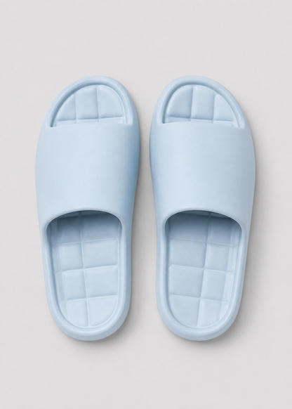 Cloud Cushion Slide Slippers | Unisex EVA Slides | Thick Platform Non-Slip Bathroom & Shower Sandals | Steven & Levon