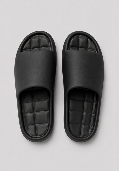 Cloud Cushion Slide Slippers | Unisex EVA Slides | Thick Platform Non-Slip Bathroom & Shower Sandals | Steven & Levon