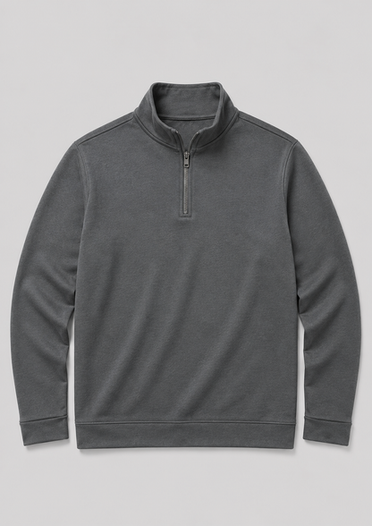 Men’s Slim Fit Quarter Zip Sweater | Jumper | Men | Cashmere Blend | Casual Smart Layering | Steven & Levon
