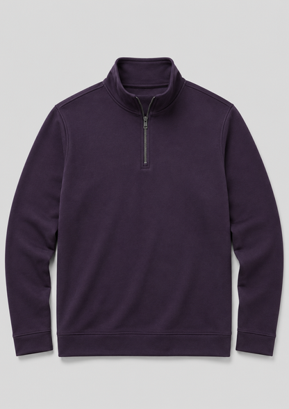 Men’s Slim Fit Quarter Zip Sweater | Jumper | Men | Cashmere Blend | Casual Smart Layering | Steven & Levon