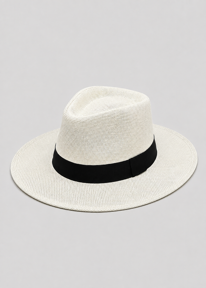 Handcrafted Panama Hat | Unisex Straw Hat | Handwoven Natural Straw | Wide Brim Sun Protection | Steven & Levon