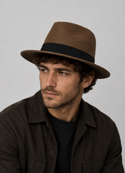 Handcrafted Panama Hat | Unisex Straw Hat | Handwoven Natural Straw | Wide Brim Sun Protection | Steven & Levon