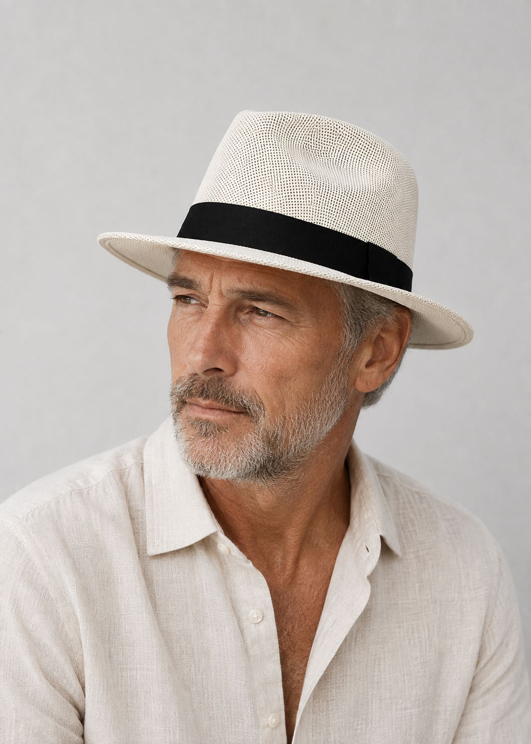 Handcrafted Panama Hat | Unisex Straw Hat | Handwoven Natural Straw | Wide Brim Sun Protection | Steven & Levon