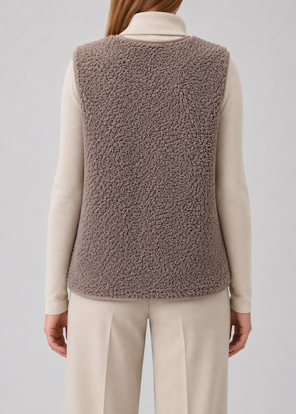 Women's Sleeveless Gilet Vest | Women | Lightweight Fabric Blend | Layering Waistcoat | Steven & Levon