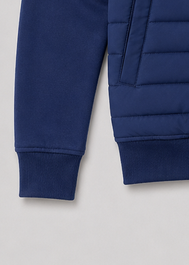 Men's Quilted Bomber Jacket | Zip Front | Lightweight Casual Outerwear | Steven & Levon