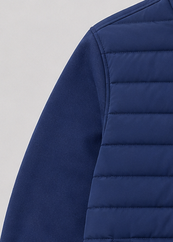 Men's Quilted Bomber Jacket | Zip Front | Lightweight Casual Outerwear | Steven & Levon