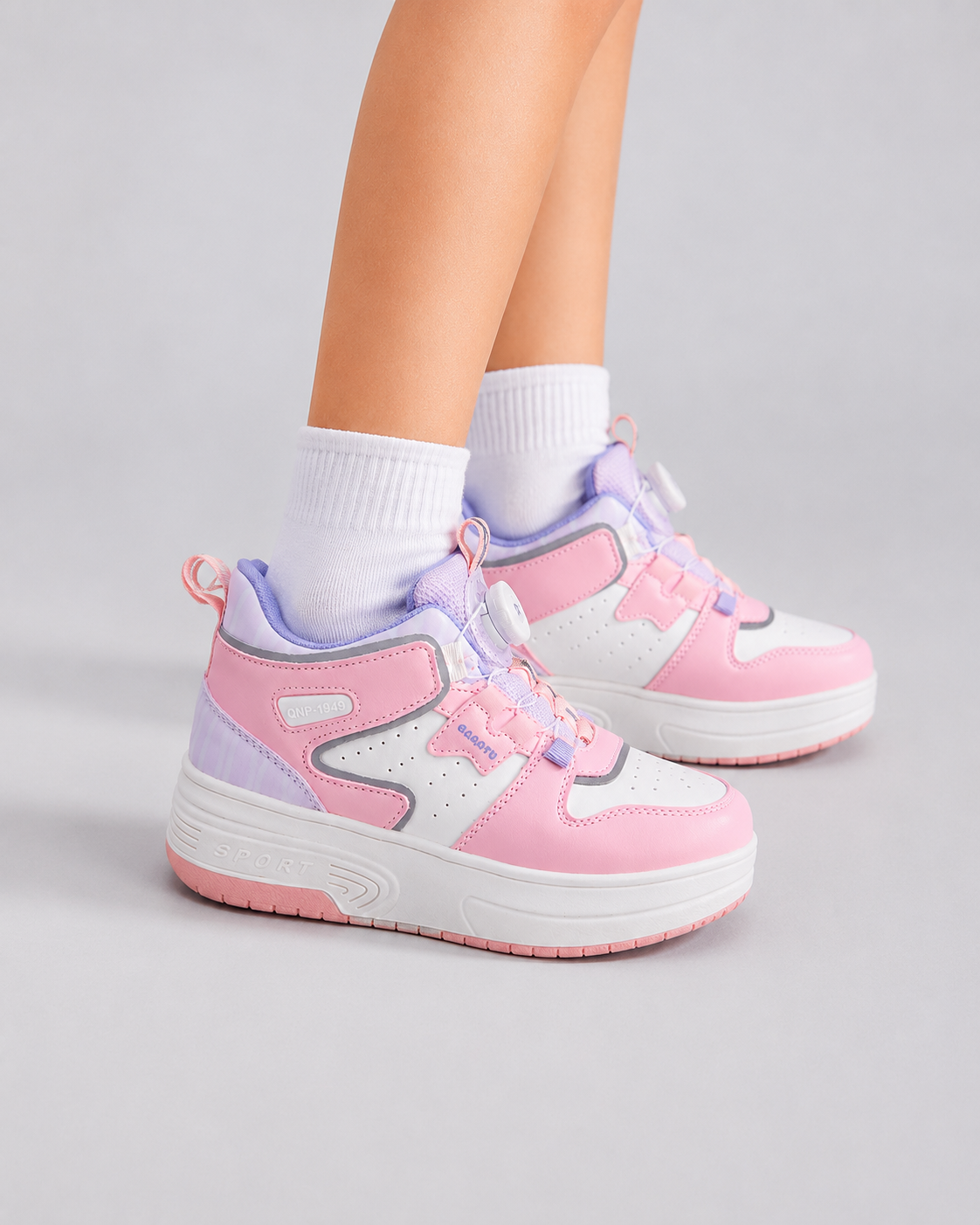 Kids Roller Sneakers | LED Wheel Shoes | Outdoor Sports Trainers | Light-Up Casual Shoes | Steven & Levon