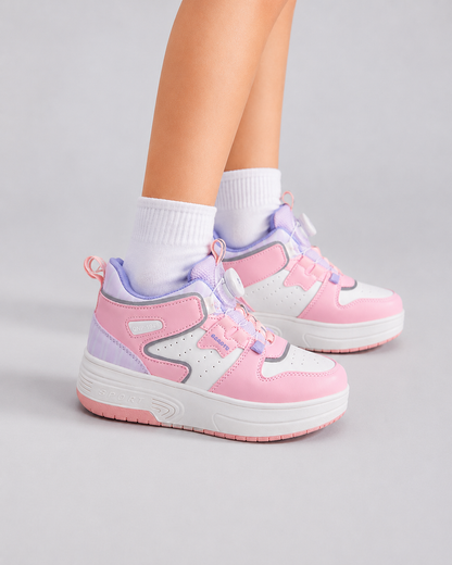 Kids Roller Sneakers | LED Wheel Shoes | Outdoor Sports Trainers | Light-Up Casual Shoes | Steven & Levon