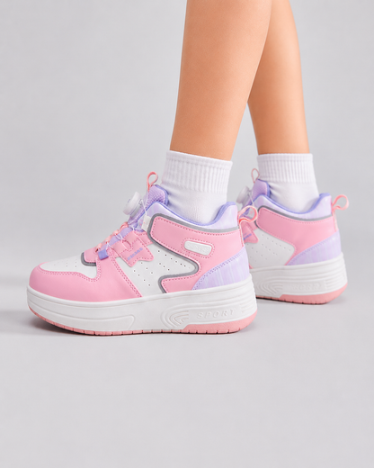Kids Roller Sneakers | LED Wheel Shoes | Outdoor Sports Trainers | Light-Up Casual Shoes | Steven & Levon