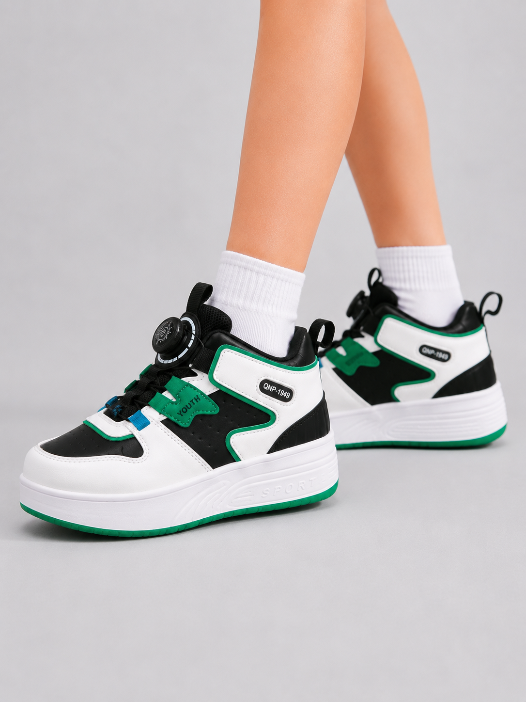 Kids Roller Sneakers | LED Wheel Shoes | Outdoor Sports Trainers | Light-Up Casual Shoes | Steven & Levon