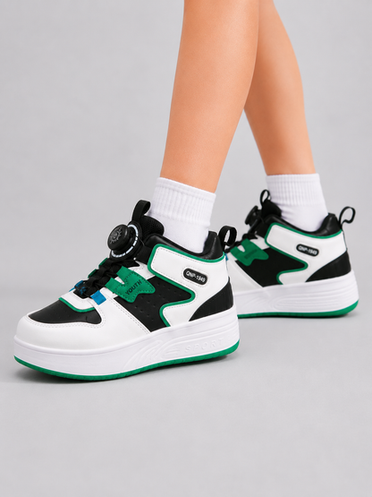 Kids Roller Sneakers | LED Wheel Shoes | Outdoor Sports Trainers | Light-Up Casual Shoes | Steven & Levon