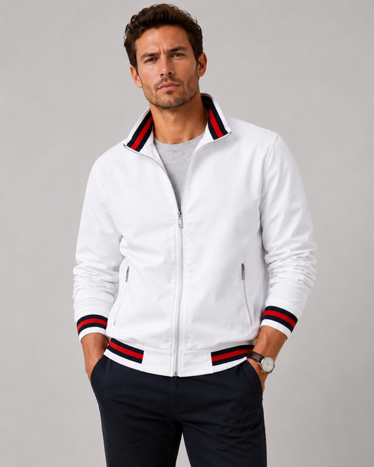 Men's Zip-Up Jacket | Men's Lightweight Casual Zip Front Jacket | Everyday Outerwear | Steven & Levon