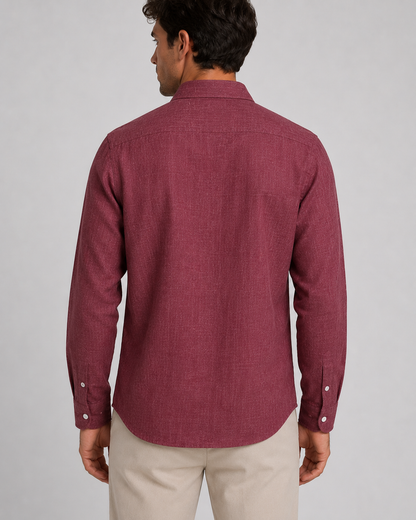 Men's Breathable Linen Shirt | Men | Linen Blend | Lightweight Breathable Casual Summer Button-Up | Steven & Levon