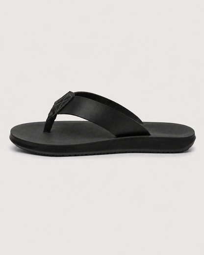 Men's Flip Flops | PU Leather | Thong Sandals | Breathable Casual Summer Slippers | Steven & Levon