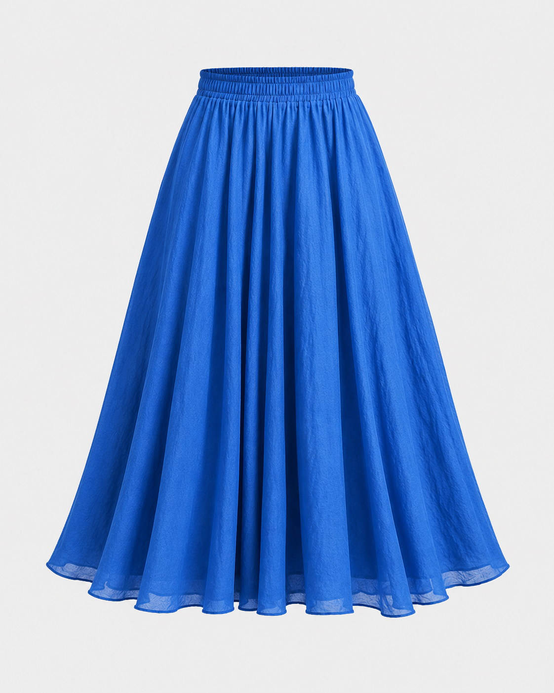 Bohemian Linen Maxi Skirt | Women | Polyester | High Waist A-Line Flowy Boho Style | Steven & Levon