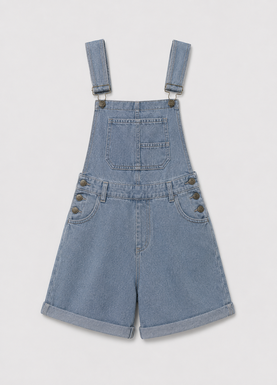 Sleeveless Denim Jumpsuit | Women | Denim | Sleeveless Relaxed Fit One-Piece | Casual Everyday Wear | Steven & Levon