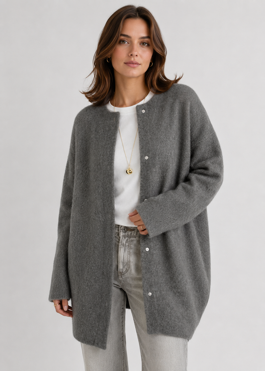 Women's Button-Up Knit Cardigan | Soft Everyday Sweater | Steven & Levon