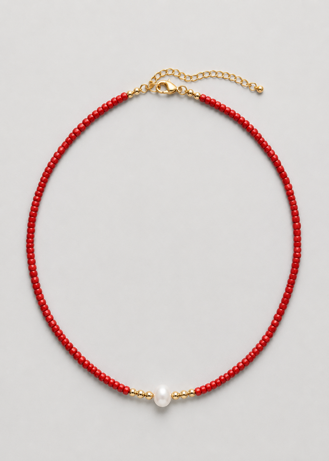 Freshwater Pearl Necklace | Women | Handcrafted Jewelry | Glass Mica Beads | Elegant Gift | Steven & Levon