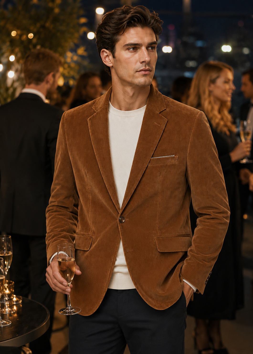 Men's Casual Blazer | Men | Slim Fit | Smart Casual Jacket | Steven & Levon