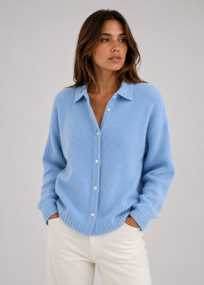 Classic Everyday Knit Cardigan | Women's Button-Up Sweater | Steven & Levon