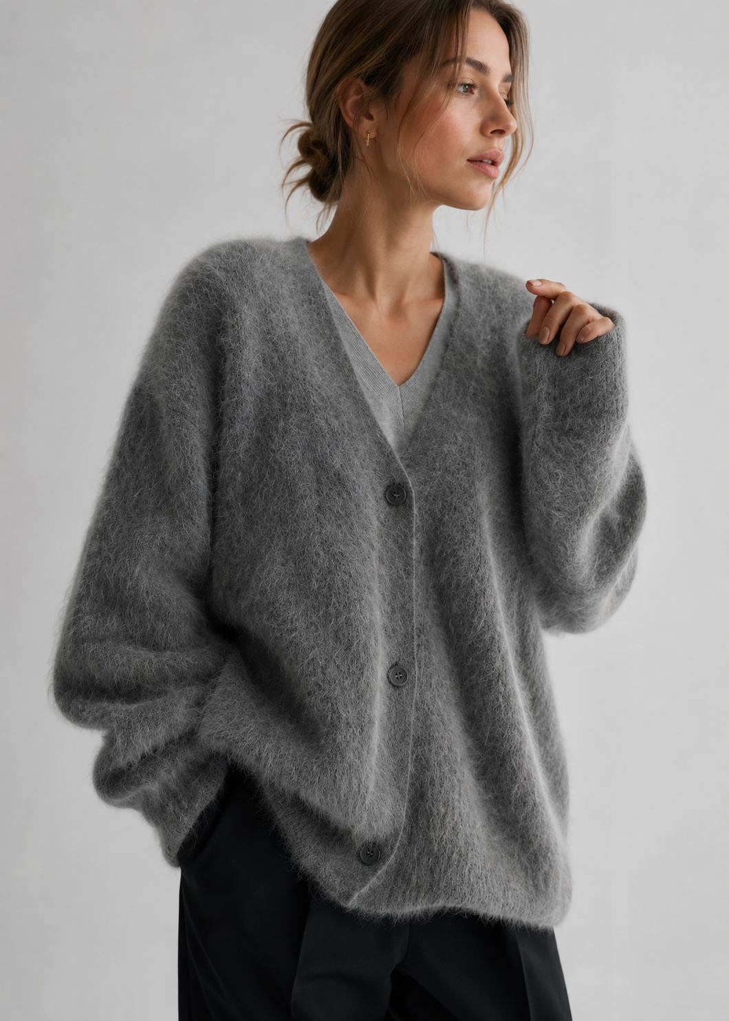 Women's Open Front Cardigan | Soft Relaxed Fit | Cozy Layering Sweater | Steven & Levon
