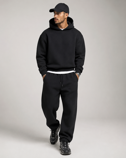 Men’s Hoodie & Jogging Set | Men | Soft Cotton Blend | Casual Fit & Drawstring Waist | Steven & Levon