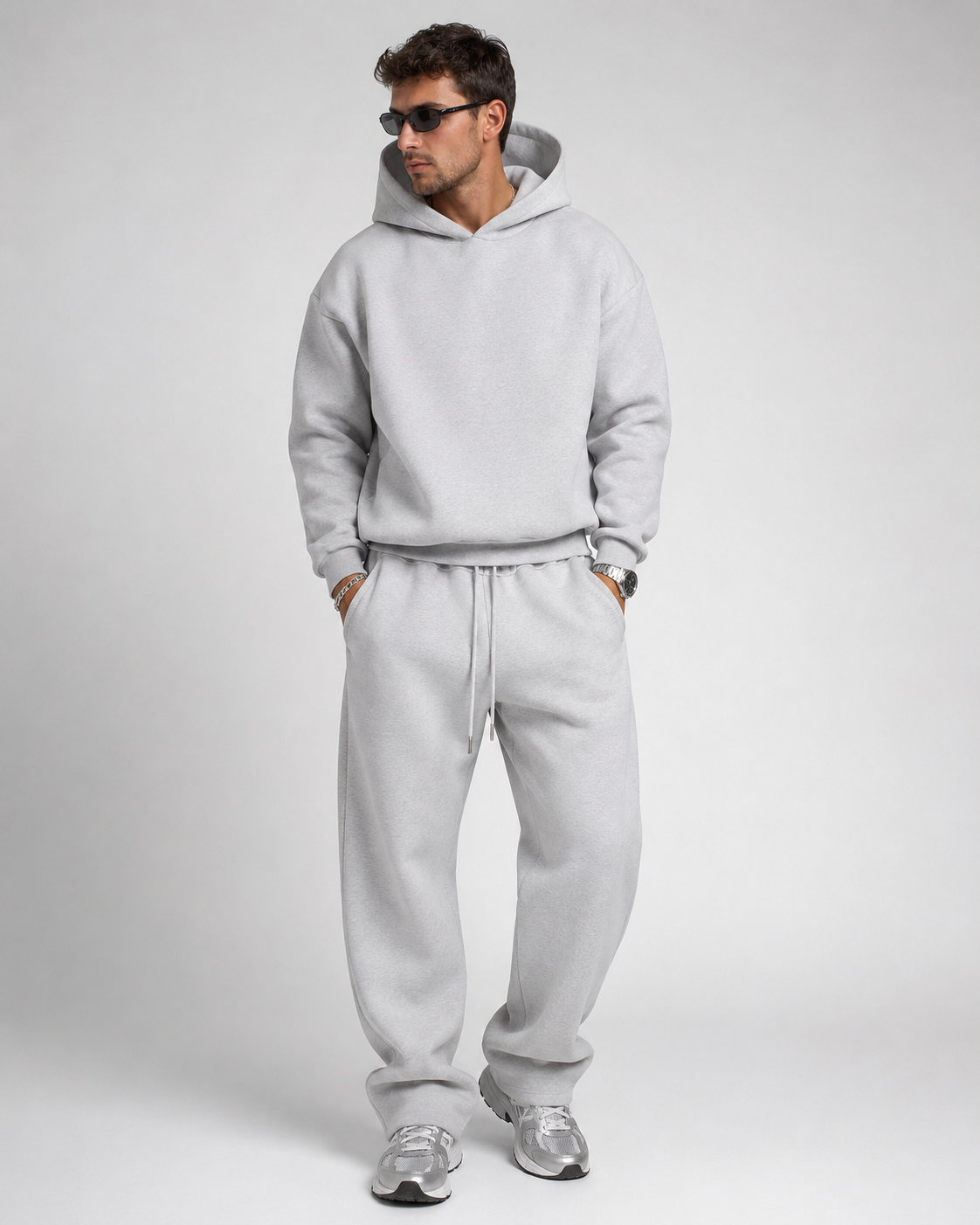Men’s Hoodie & Jogging Set | Men | Soft Cotton Blend | Casual Fit & Drawstring Waist | Steven & Levon