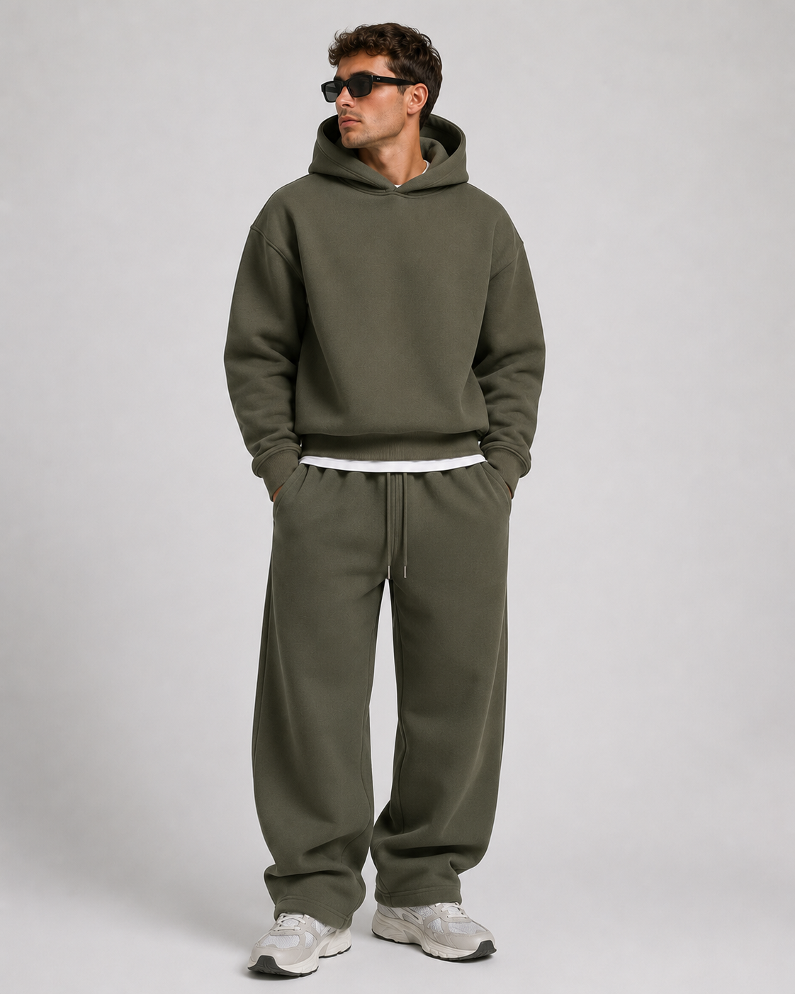 Men’s Hoodie & Jogging Set | Men | Soft Cotton Blend | Casual Fit & Drawstring Waist | Steven & Levon
