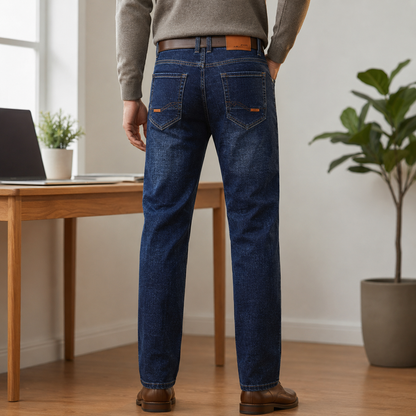 Dunmoor - Straight Leg Stretch Jeans For Men  Smart Casual Dressing
