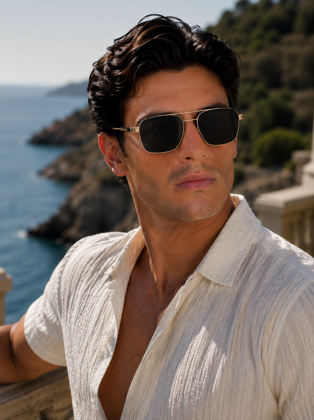 Men's Full-Rim Sunglasses | UV Protection | Lightweight Frame | Steven & Levon