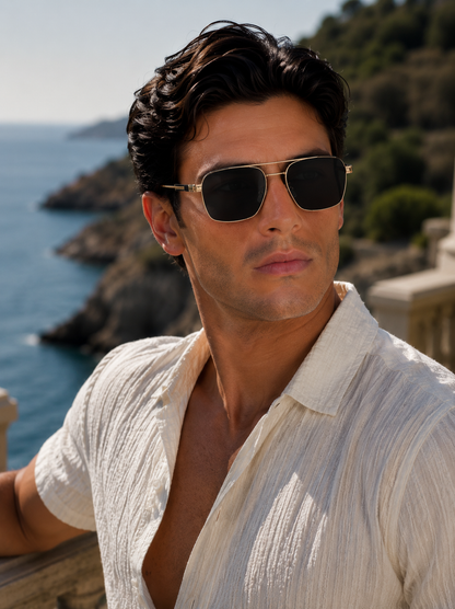 Men's Full-Rim Sunglasses | UV Protection | Lightweight Frame | Steven & Levon