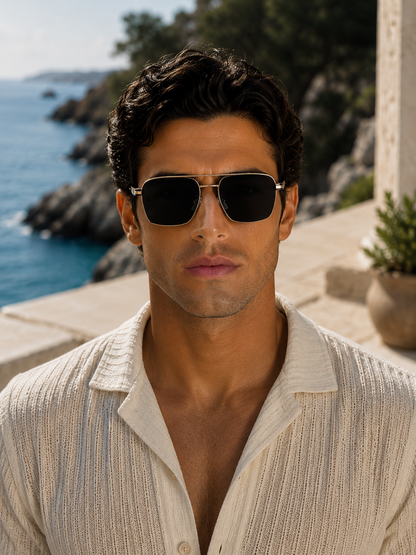 Men's Full-Rim Sunglasses | UV Protection | Lightweight Frame | Steven & Levon