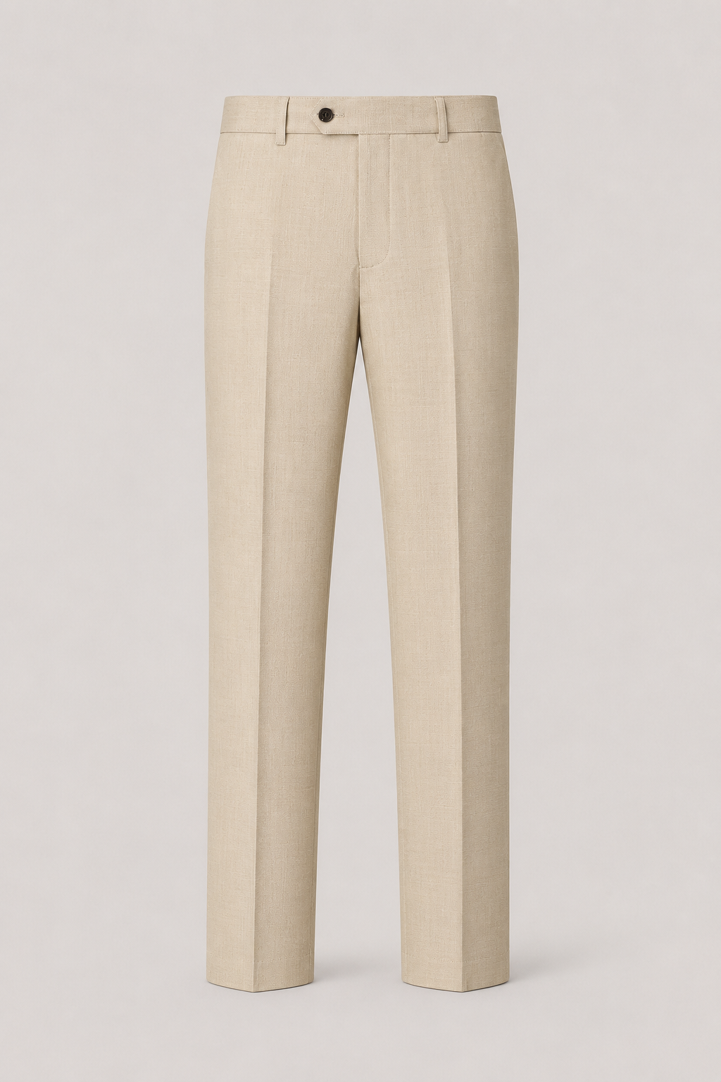 Linen Blend Tailored Trousers | Men | Straight Leg | Lightweight Smart Casual Pants | Steven & Levon