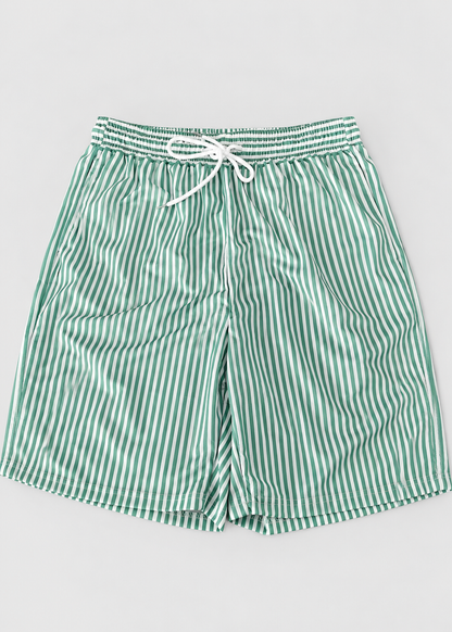 Striped Quick Dry Swim Shorts | Men | Lightweight Beachwear | Fast Dry Comfort | Steven & Levon
