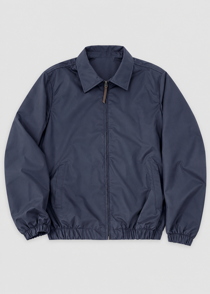 Men's Boxy Casual Jacket | Zip-Up Jacket Men | Relaxed Fit | Lightweight Everyday Outerwear | Steven & Levon