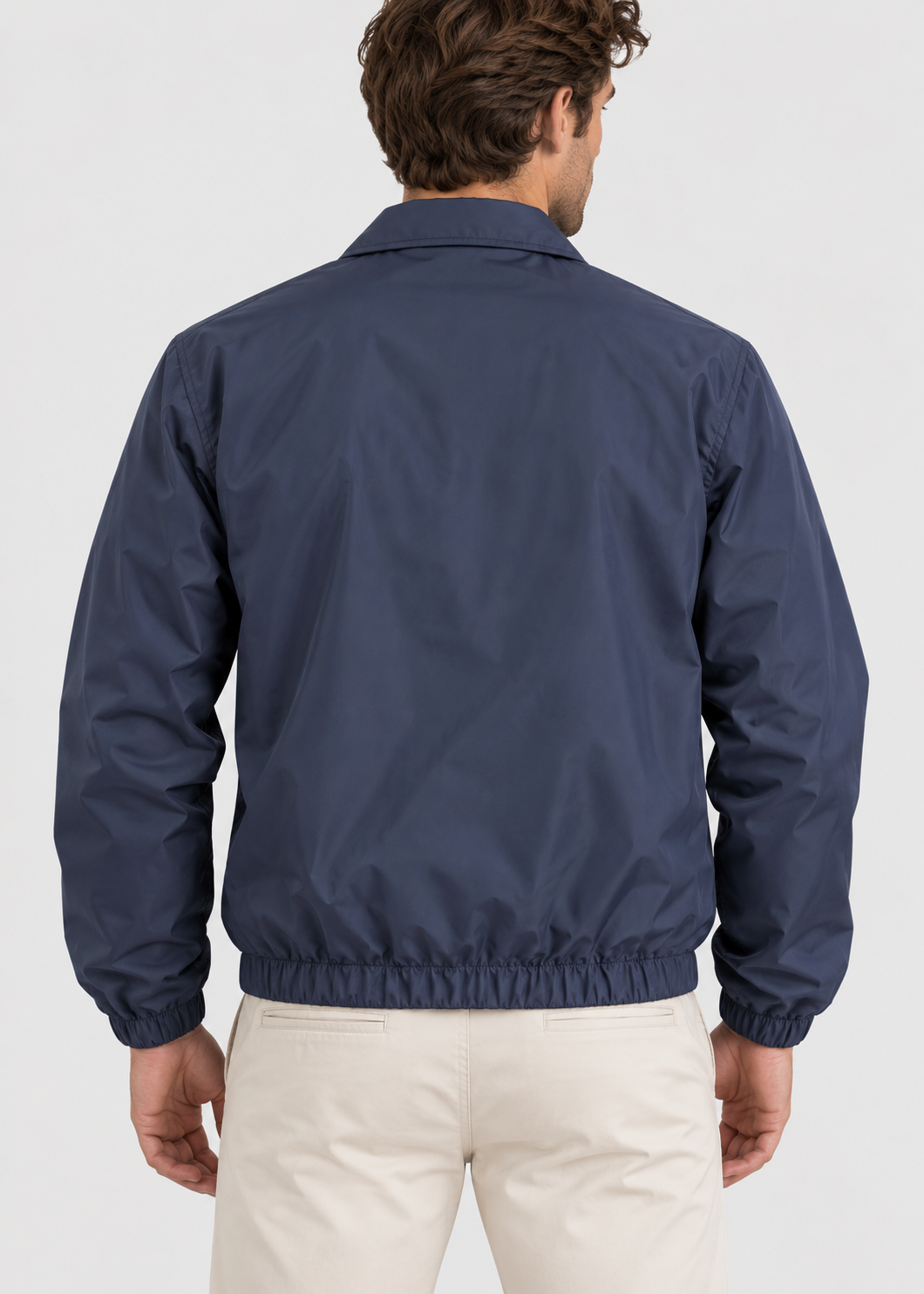 Men's Boxy Casual Jacket | Zip-Up Jacket Men | Relaxed Fit | Lightweight Everyday Outerwear | Steven & Levon