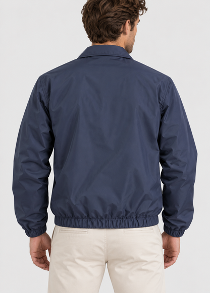 Men's Boxy Casual Jacket | Zip-Up Jacket Men | Relaxed Fit | Lightweight Everyday Outerwear | Steven & Levon
