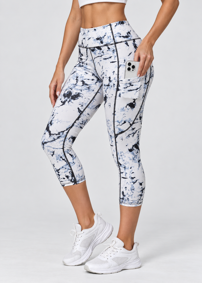 Cora Capri Leggings | High Waisted | Soft with Pockets | Gym & Yoga | Steven & Levon