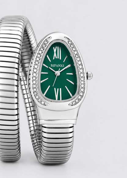 Women's Snake Watch | Quartz Bracelet Watch | Elegant | Steven & Levon