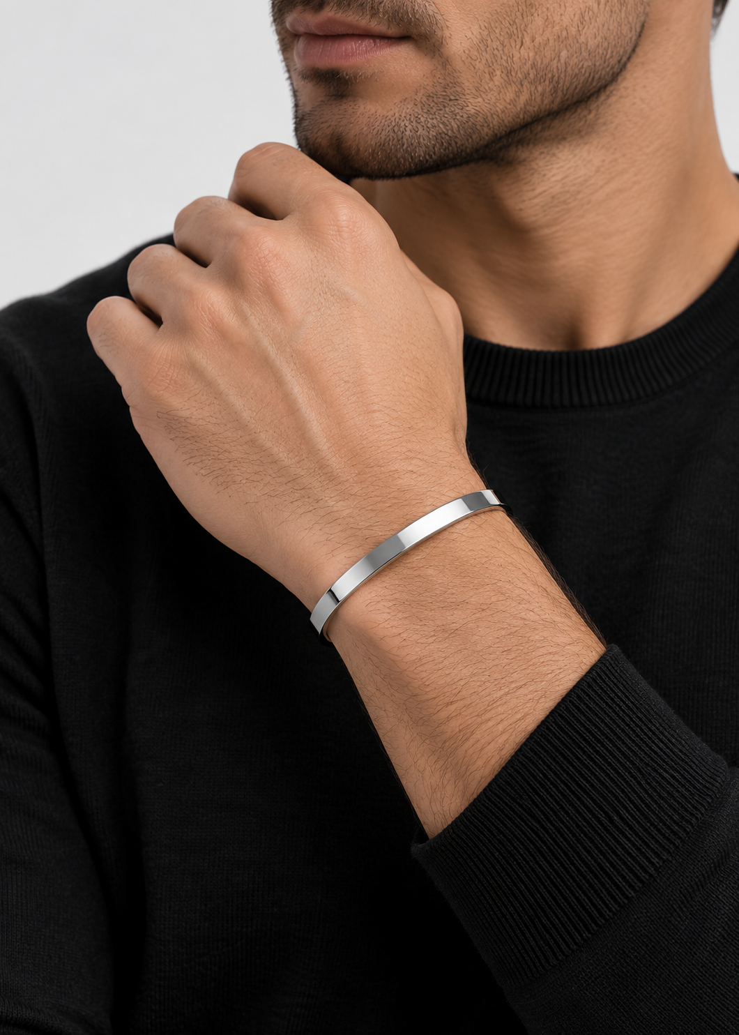 Men's Classic Cuff Bracelet | Zinc Alloy | Steven & Levon