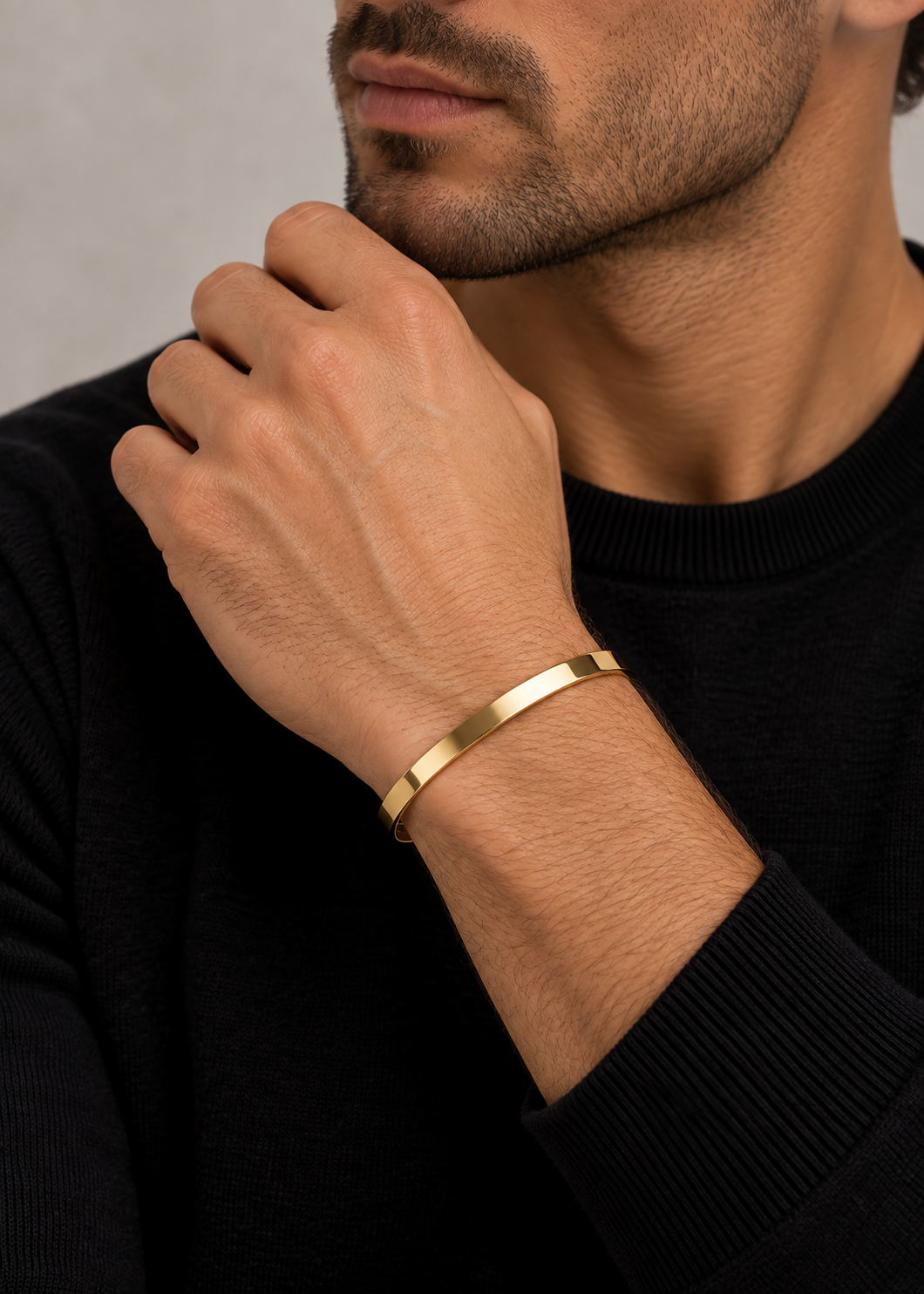 Men's Classic Cuff Bracelet | Zinc Alloy | Steven & Levon