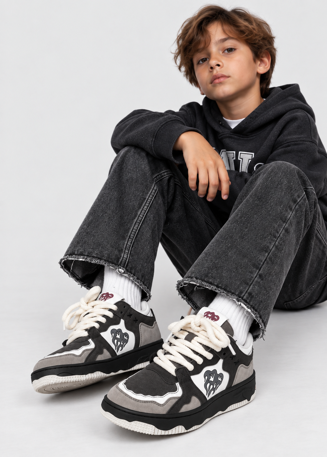 Youth Vintage Skate Shoes | Casual Street Style Sneakers | Steven & Levon