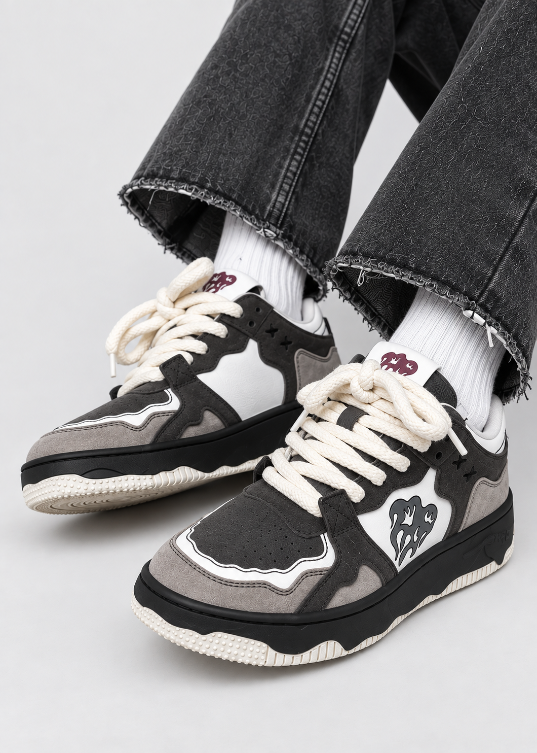 Youth Vintage Skate Shoes | Casual Street Style Sneakers | Steven & Levon