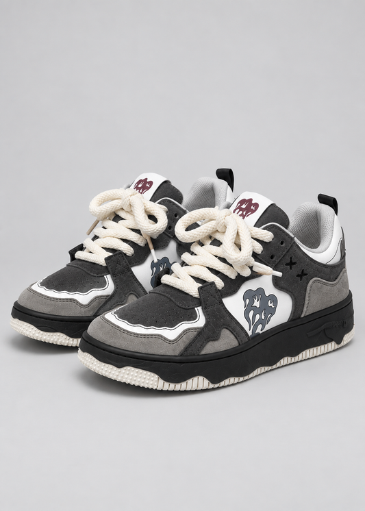 Youth Vintage Skate Shoes | Casual Street Style Sneakers | Steven & Levon