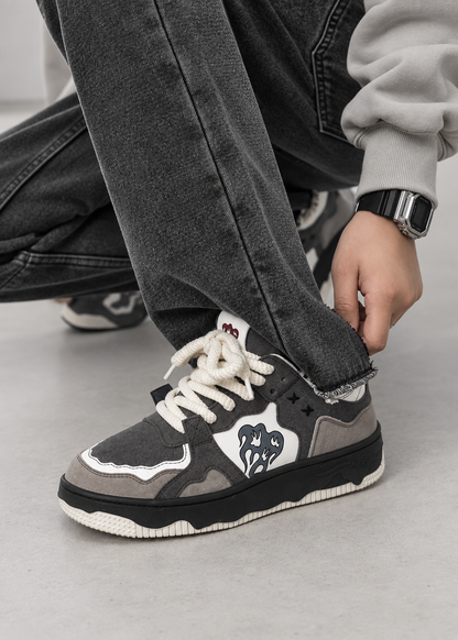 Youth Vintage Skate Shoes | Casual Street Style Sneakers | Steven & Levon