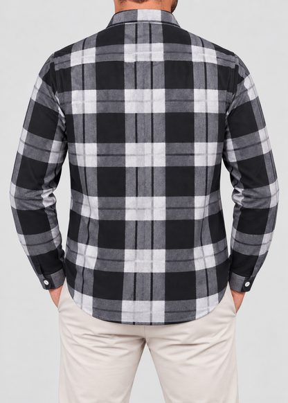 Men's Plaid Flannel Shirt | Button Up Overshirt | Steven & Levon
