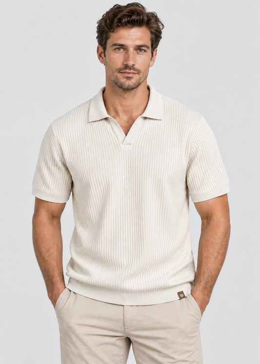 Men’s Polo Shirt | Short Sleeve Casual | Smart Casual Top | Steven & Levon