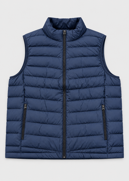 Men's Lightweight Quilted Gilet | Zip Front Bodywarmer | Insulated Sleeveless Vest | Steven & Levon