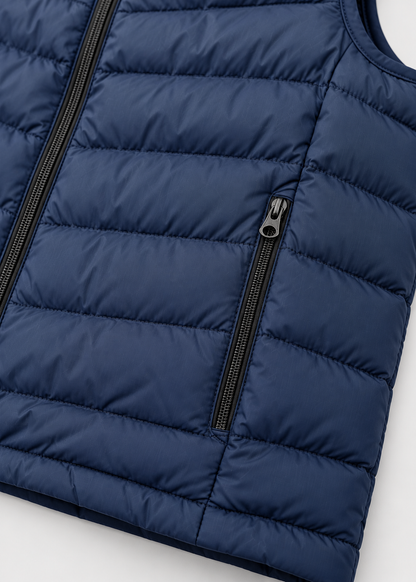 Men's Lightweight Quilted Gilet | Zip Front Bodywarmer | Insulated Sleeveless Vest | Steven & Levon